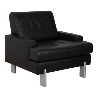 AK 644 Lounge Chair in Leather by Rolf Benz For Sale