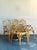 Camel Vintage Boho Chinese Chippendale Bamboo Dining Arm Chairs - Set of 4 For Sale - Image 8 of 8