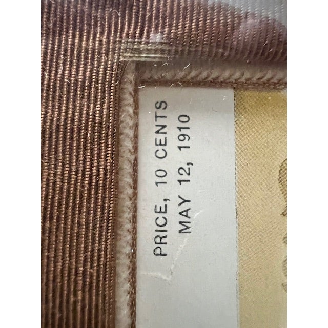 1910s Vintage 1910 Life Magazine Cover Exquisitely Matted and Framed. For Sale - Image 5 of 7