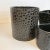 Vintage Boho Chic Contemporary Modern Faux Croc Embossed Ceramic Planters - Set of 3 For Sale - Image 6 of 10