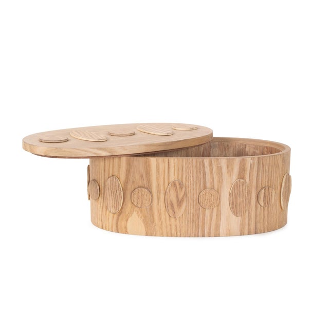 Wood Robin Baron Winfield Wooden Decorative Box For Sale - Image 7 of 11