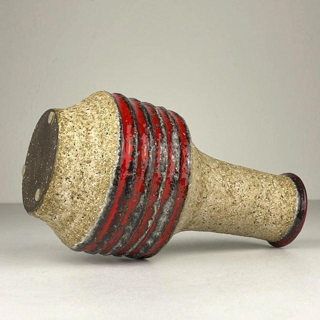 1970s Vintage Italian Ceramic Vase, 1970s For Sale - Image 5 of 11