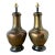 Vintage Boho Monumental Brass and Copper Lamps - A Pair For Sale