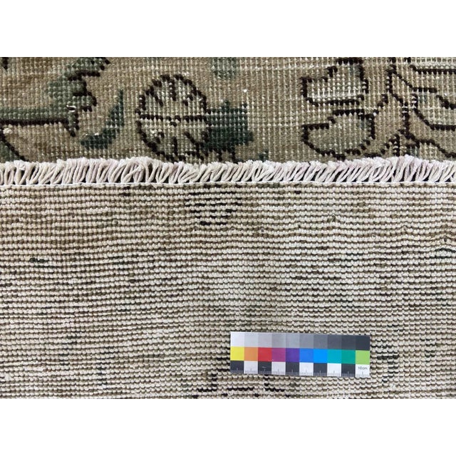 Vintage Hand-Knotted Reworked Middle Eastern Rug For Sale - Image 5 of 6