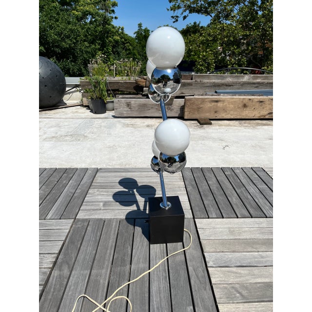 1970s Modern Four Light Table Lamp For Sale - Image 4 of 9