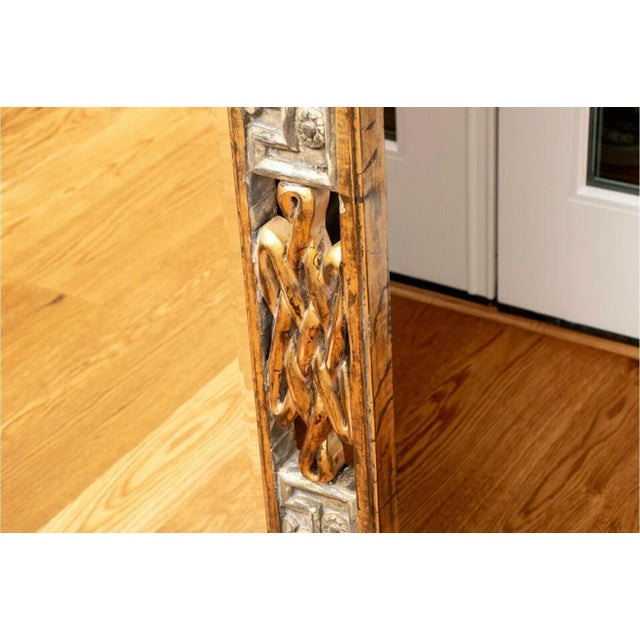 Christopher Guy Vintage Harrison & Gil Dauphine Large Scroll Gilt Beveled Wall Mirror For Sale - Image 4 of 13