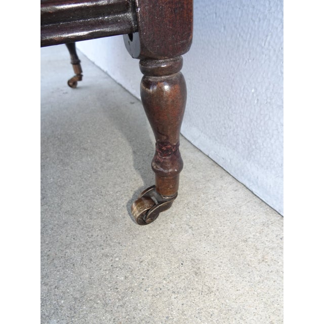 Metal Vintage Mill Valley Canturbury Magazine Rack For Sale - Image 7 of 12