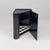 Italian Modern Black Wood Corner Cabinet with Wheels Shelf and Bottle Rack, 1980s For Sale - Image 4 of 18