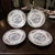 This product is a set of four vintage dessert plates with a charming bird and floral pattern in a chinoiserie style. Made...