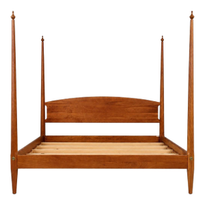 Mid 20th Century Modern Cherry King 4 Poster Bed