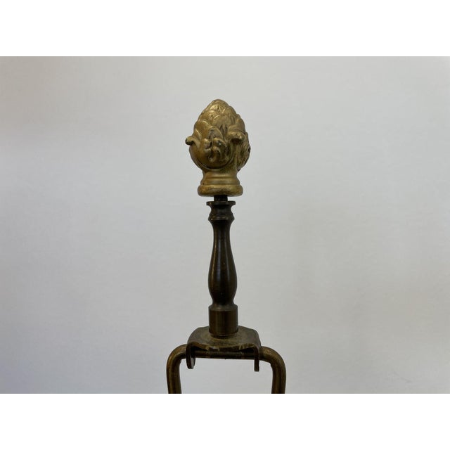 Pink Mid 20th Century Italian Floral Lamps - a Pair For Sale - Image 8 of 8