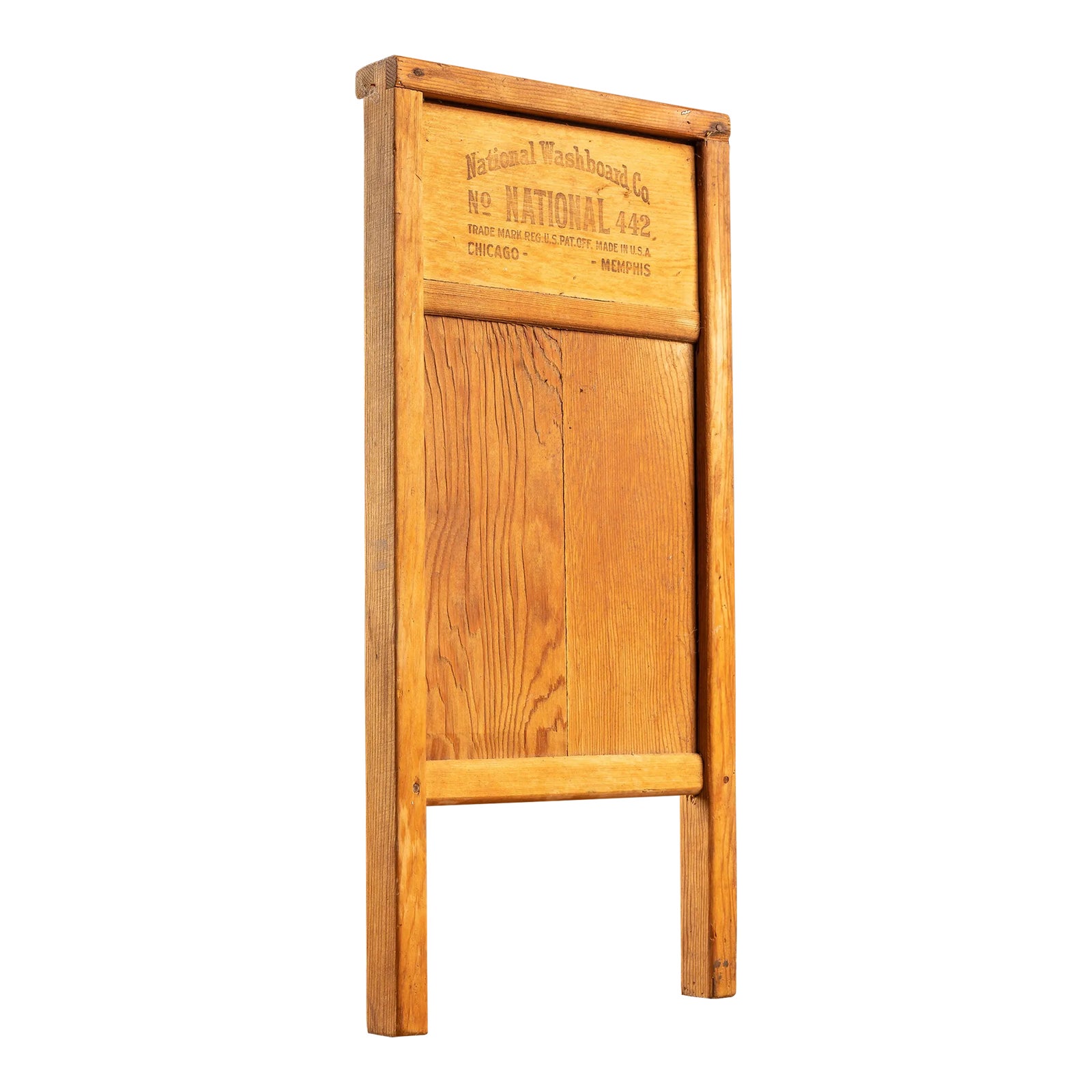 1930s Wood National Washboard Co. No. 442 Chairish