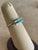Modern Princess Cut Emerald & Diamond Staking Band/Ring 14 Kt Yellow Gold/ White Gold For Sale - Image 3 of 8