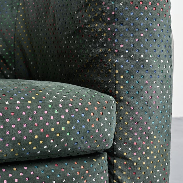 Onda armchair designed by Jonathan De Pas, Donato D'Urbino, and Paolo Lomazzi for Zanotta in Italy in the 1980s. This...