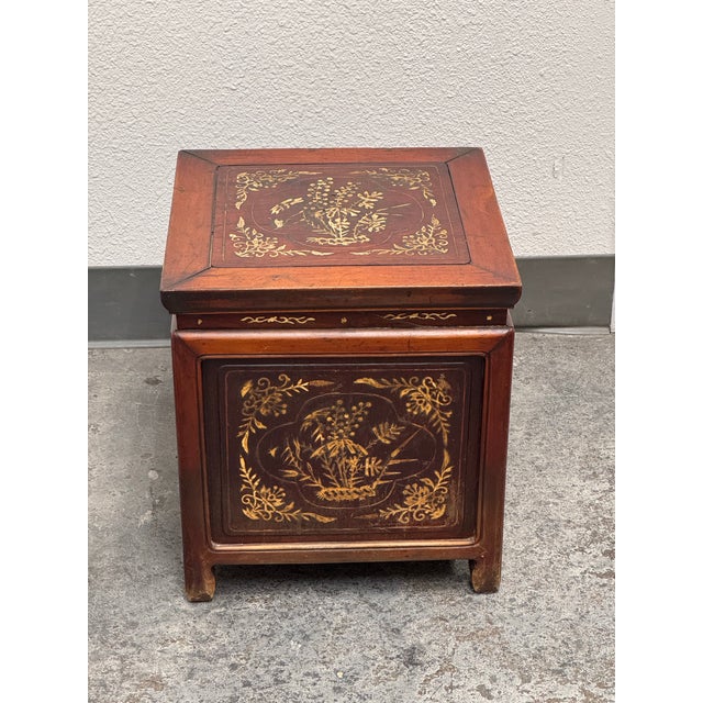 Chinese Bone Inlay Square Storage Chest, Antique For Sale - Image 12 of 12