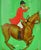 Mid 20th Century Abercrombie & Fitch Glass Hand-Painted Fox-Hunter Pitcher by Frank Vosmansky For Sale - Image 4 of 4