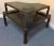 Brown Vintage Mid Century Fumed Oak Two-Tier Corner Coffee Table For Sale - Image 8 of 9