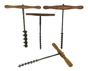 19th Century Antique Auger Collection - Set of 4