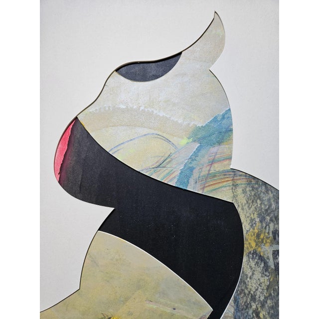 Stefano Mazzolini, Mucav, 2020, Collage & Pastel on Paper For Sale - Image 6 of 7
