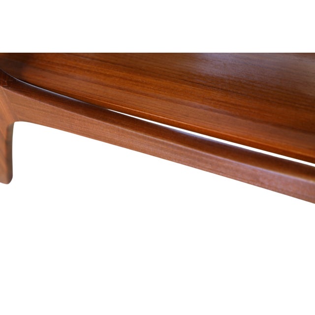 Wood Danish Teak Coffee Table with Magazine Rack, 1960s For Sale - Image 7 of 11