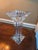 Vintage Solid Lead Crystal Squared Pillar Candleholder For Sale - Image 4 of 7