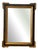 Napoleon III Mirror in Black and Gold Wood For Sale