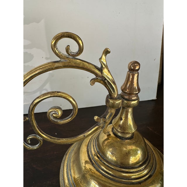 Pair of English 19th Century Brass Piano Candleholders Signed Wt&s For Sale - Image 13 of 14