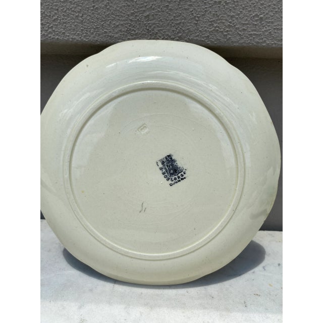 19th Century Majolica Mallard Duck Plate Choisy Le Roi For Sale - Image 4 of 5