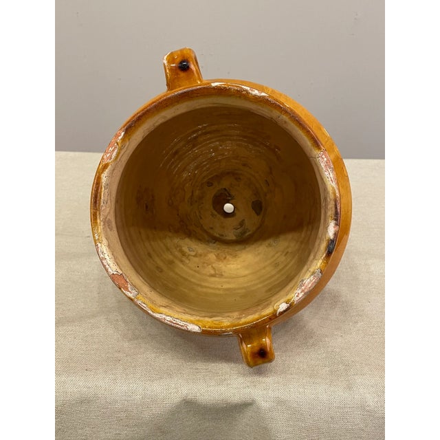 Early 20th French Yellow Glazed Pottery For Sale - Image 9 of 9