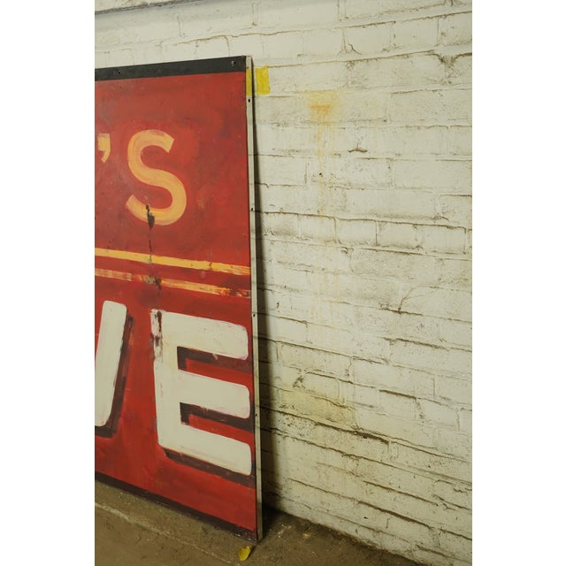 Newly Made Reclaimed Fruits & Vegetables Aluminum Marty Supreme Movie Prop Signs- Set of 2 For Sale - Image 6 of 12