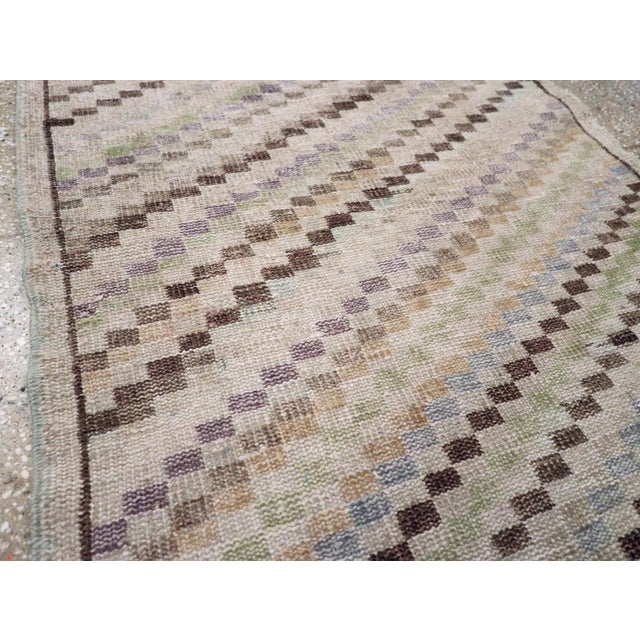 Mid 20th Century Galerie Shabab Collection Mid-20th Century Turkish Anatolian Rug For Sale - Image 5 of 10