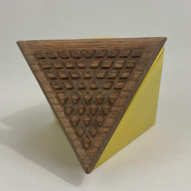 Postmodern Vintage Artist Studio Wood Sculpture For Sale - Image 10 of 13