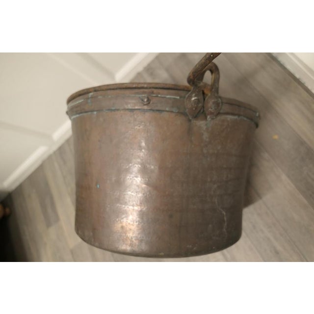 Large 19th Century Copper Cooking Pot, 1850s For Sale - Image 6 of 7