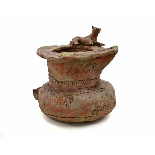 Sirio Pellegrini, Urn Sculpture, 1960s, Terracotta For Sale - Image 6 of 6