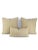 From F. Schumacher is L'Orient Fret in the color Greige pillow cover. Fabric is made from 57% Linen 17% Bamboo, and 15%...