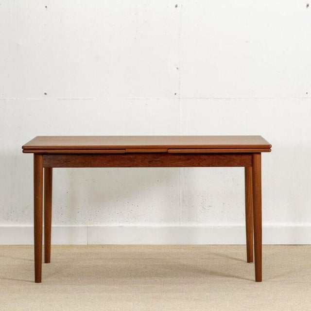 Mid-Century Double Extending Table, Denmark, 1960 For Sale - Image 9 of 11