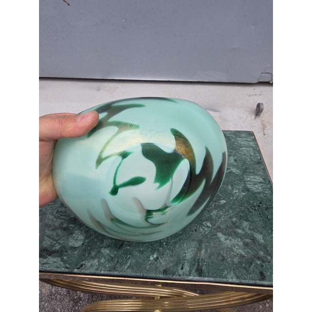 Green Murano Glass Ashtray or Decorative Bowl from Seguso Vetri d'Arte, 1950s For Sale - Image 4 of 7