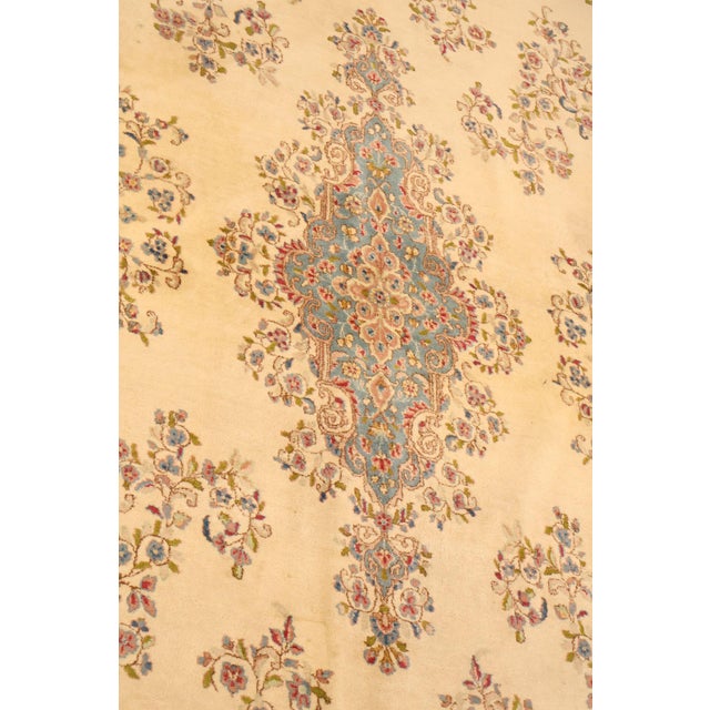 Kirmin Pattern Large Hand Tied 11' x 18' Fringed Area Rug For Sale In Philadelphia - Image 6 of 18