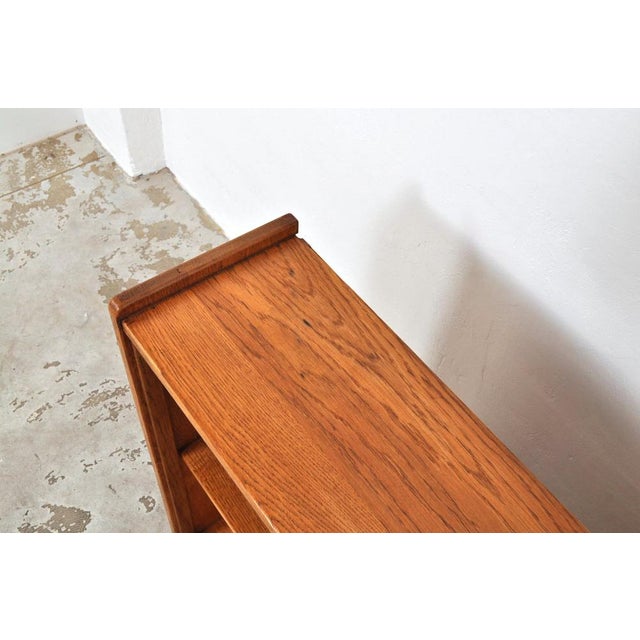 Vintage Oak Sideboard or Bookcase, 1930s For Sale - Image 10 of 11