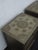 Embossed Metal Overlay End Tables Nightstands a Pair 6674 For Sale - Image 14 of 18