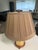 Metal Unique Brass Antique Jar Table Lamp With Shade For Sale - Image 7 of 10