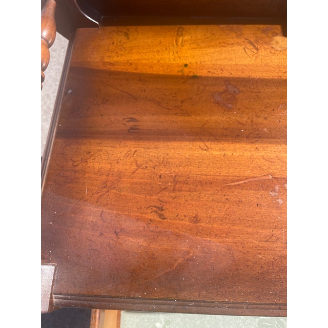 Vintage Washstand With Beveled Mirror and Drawer For Sale In Nashville - Image 6 of 14