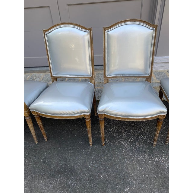 Late 19th Century Set of 6 Louis XVI Dining Chairs For Sale - Image 15 of 17