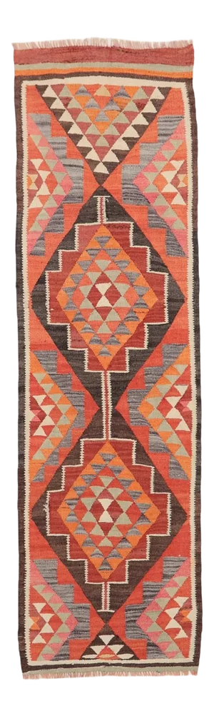 Vintage Handwoven Kilim Runner