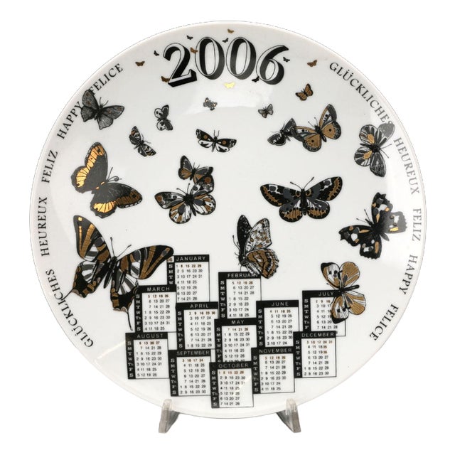 Calendar Series Plate by Piero Fornasetti, 1950s For Sale