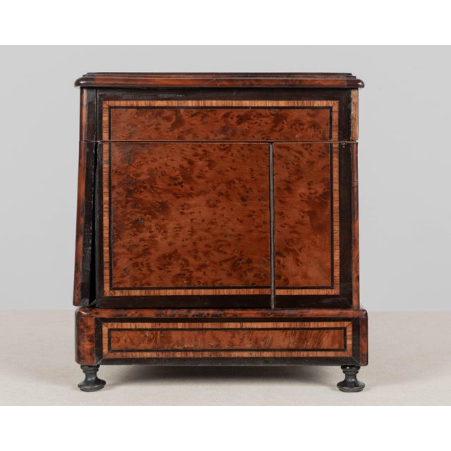 Brown 19th Century French Marquetry Tantalus Cordial Decanter Set - Set of 11 For Sale - Image 8 of 18