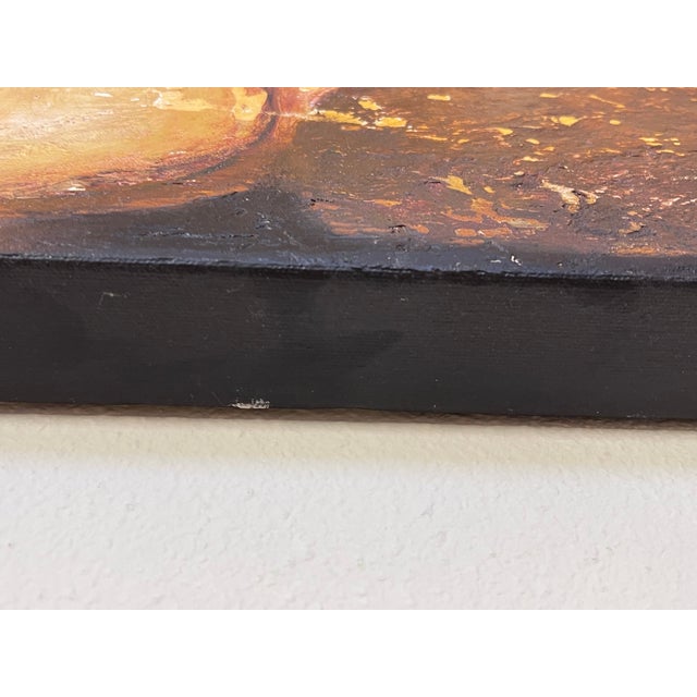 Contemporary Figurative Oil Large Painting "Confidantes" by Sonia Gold For Sale In Los Angeles - Image 6 of 9