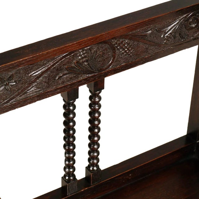 Wood 18th Century Renaissance Style Italian Walnut Armchair For Sale - Image 7 of 8