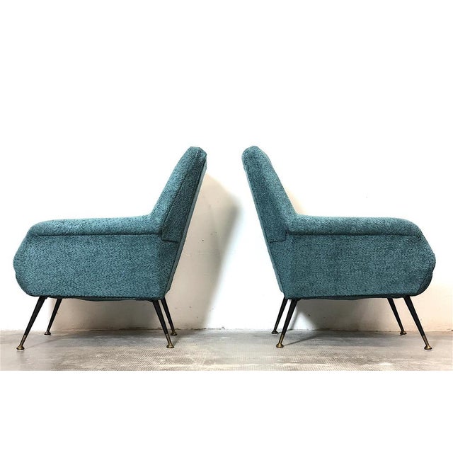Set of Armchairs attributed to Gigi Radice for Minotti, 1960s For Sale - Image 14 of 16