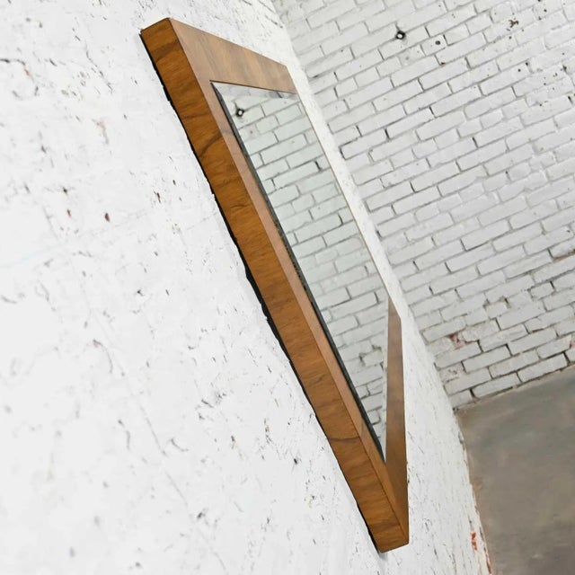 Vintage Modern Rosewood Large Mirror by Milo Baughman for Thayer Coggin For Sale - Image 10 of 13